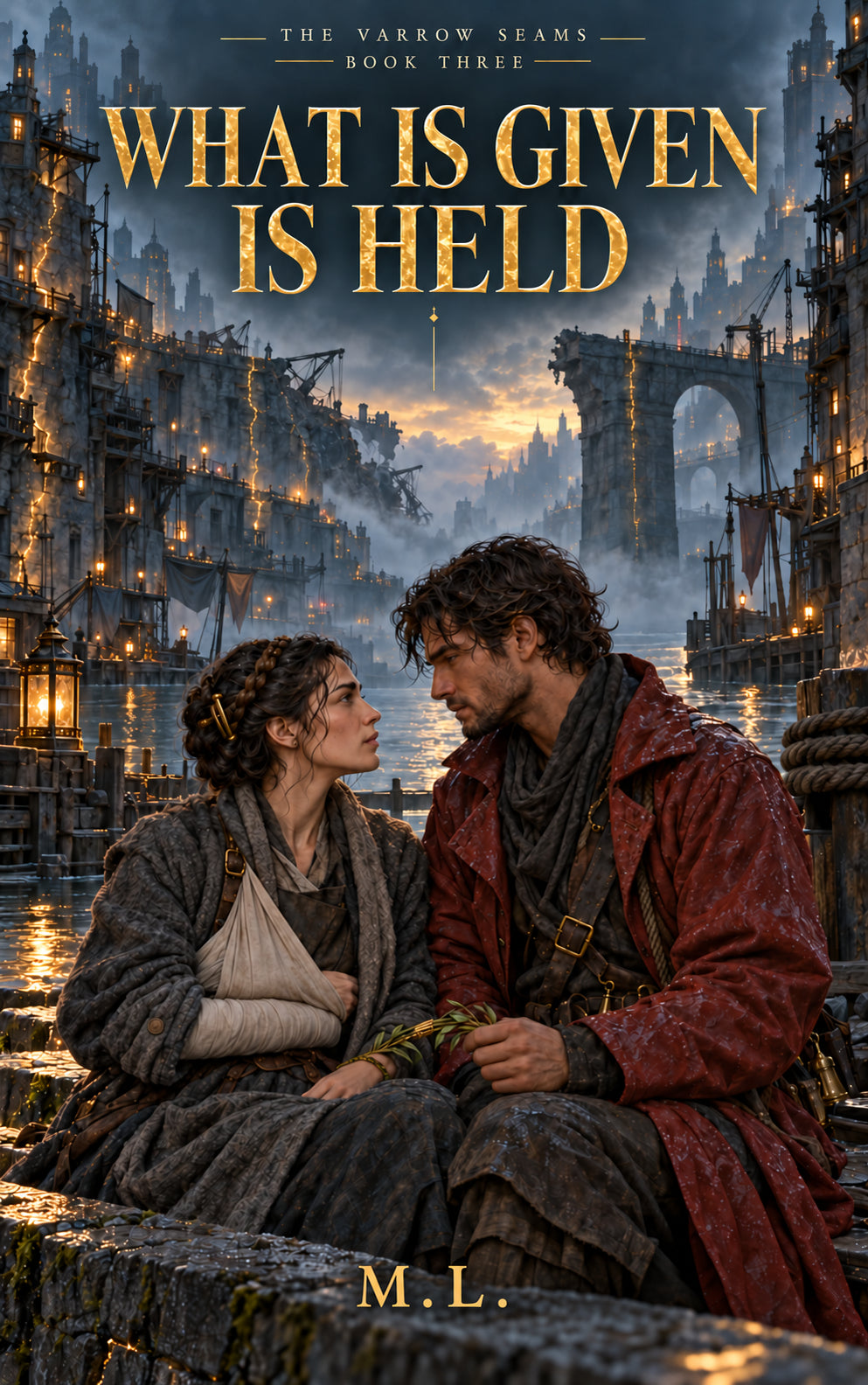 Cover What Is Given Is Held – The Varrow Seams, Band 3 von M.L.
