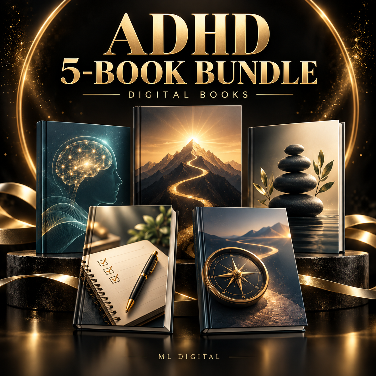 ADHD Life Systems: 5-Book Practical Bundle